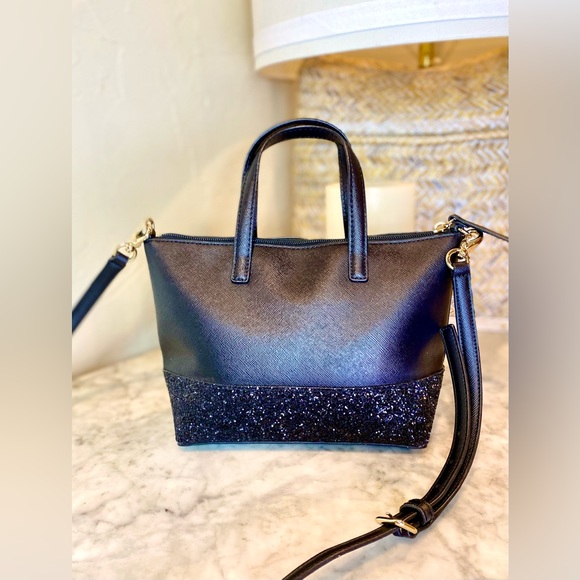 KATE SPADE *BNWOT* Ina Greta Court Glitter Crossbody/Top Handle Bag - Picture 6 of 11